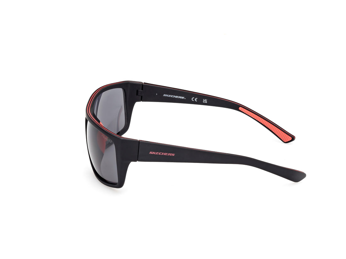 Lunettes de soleil skechers se6292 02d negro rectangular masculino taille 63mm - Vue détaillée