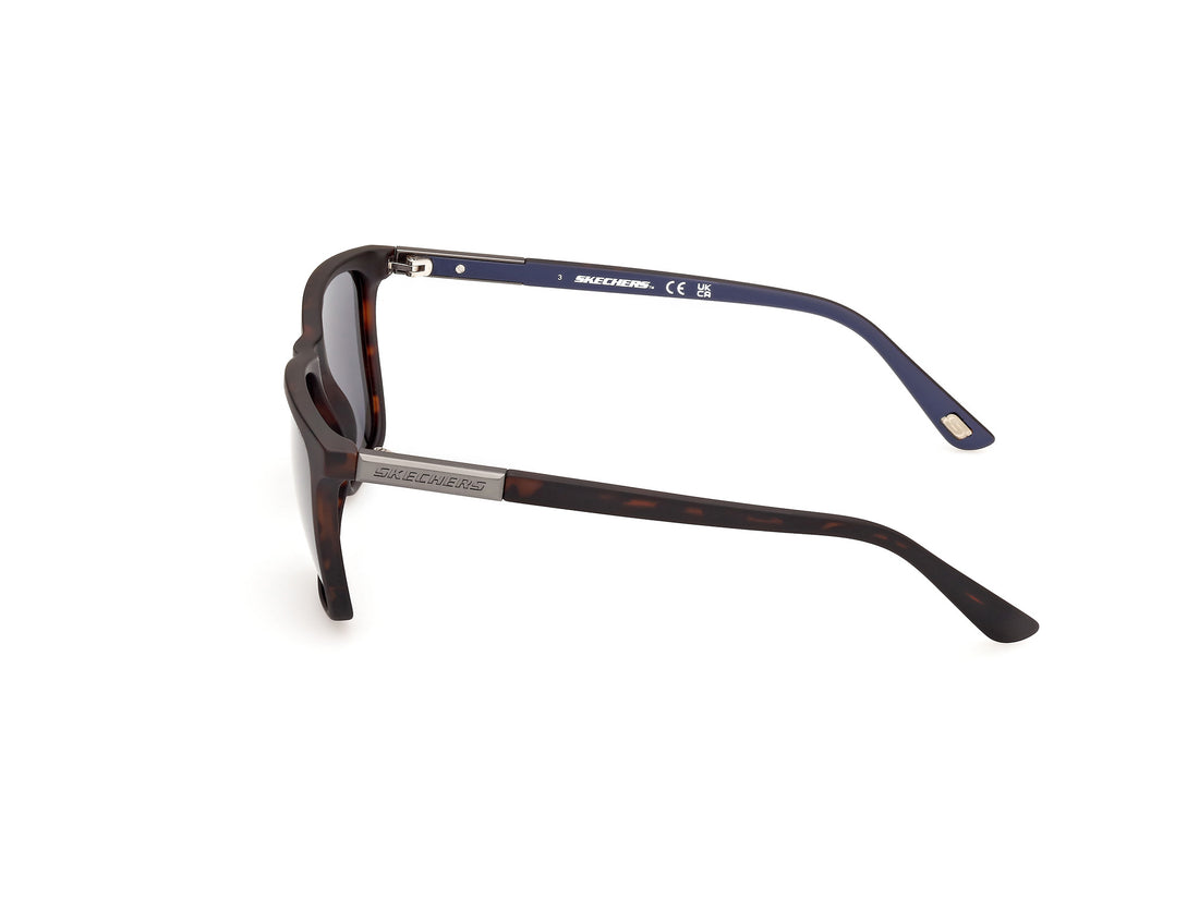 Occhiali da sole skechers se6362 52d havana masculino taglia 57mm - Vista dettagliata