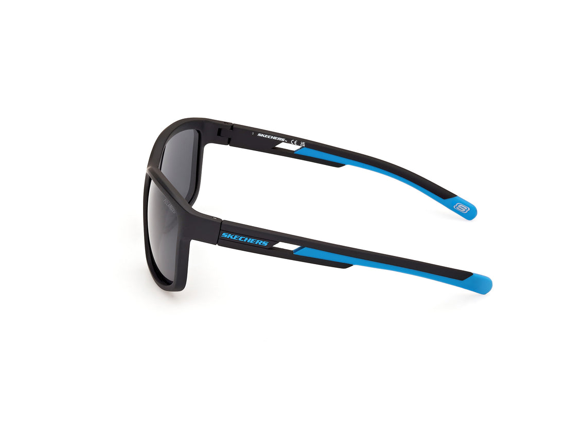 Occhiali da sole skechers se6363 02d negro masculino taglia 60mm - Vista dettagliata
