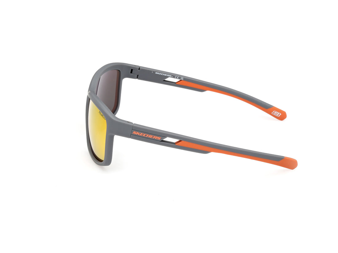 Lunettes de soleil skechers se6363 20u gris rectangular masculino taille 60mm - Vue détaillée