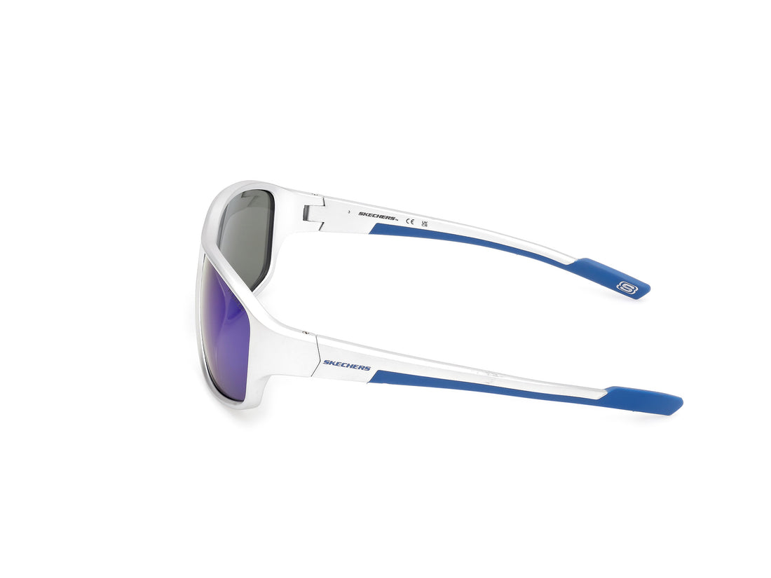 Lunettes de soleil skechers se6364 10d plateado oval masculino taille 65mm - Vue détaillée