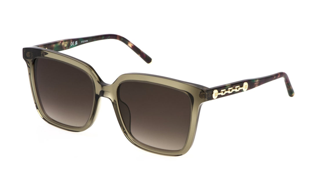 Occhiali da sole escada sese61 0g61 verde square femenino taglia 55mm - Vista principale