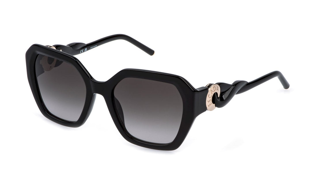 Sonnenbrillen escada sesg37 0700 negro geometric femenino größe 54mm - Hauptansicht