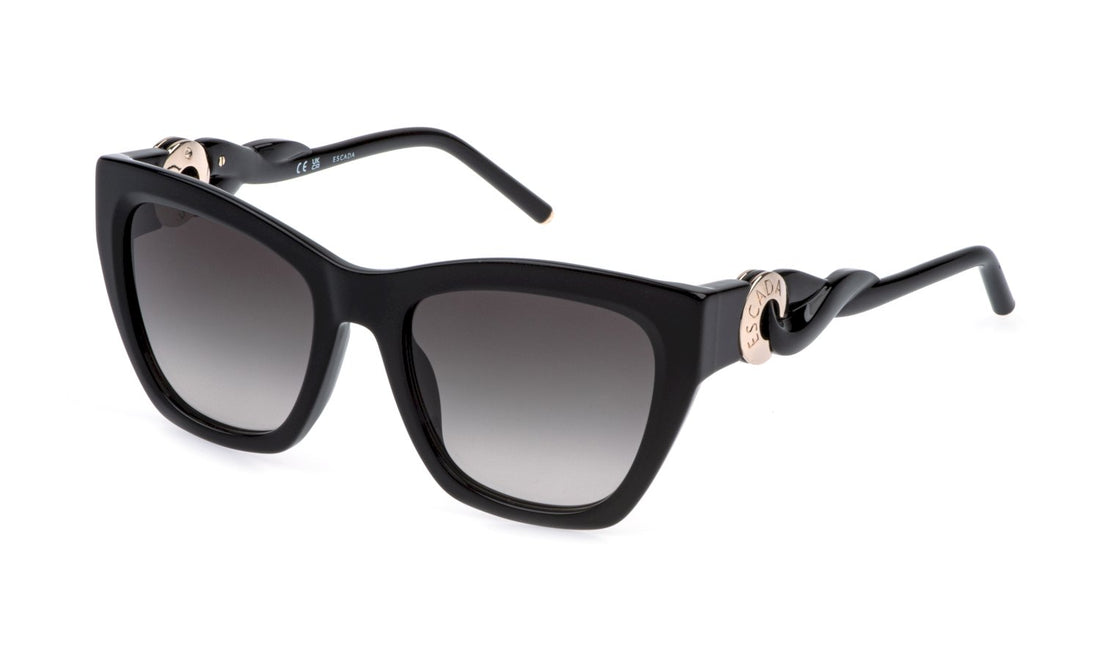 Sonnenbrillen escada sesg38 0700 negro geometric femenino größe 55mm - Hauptansicht