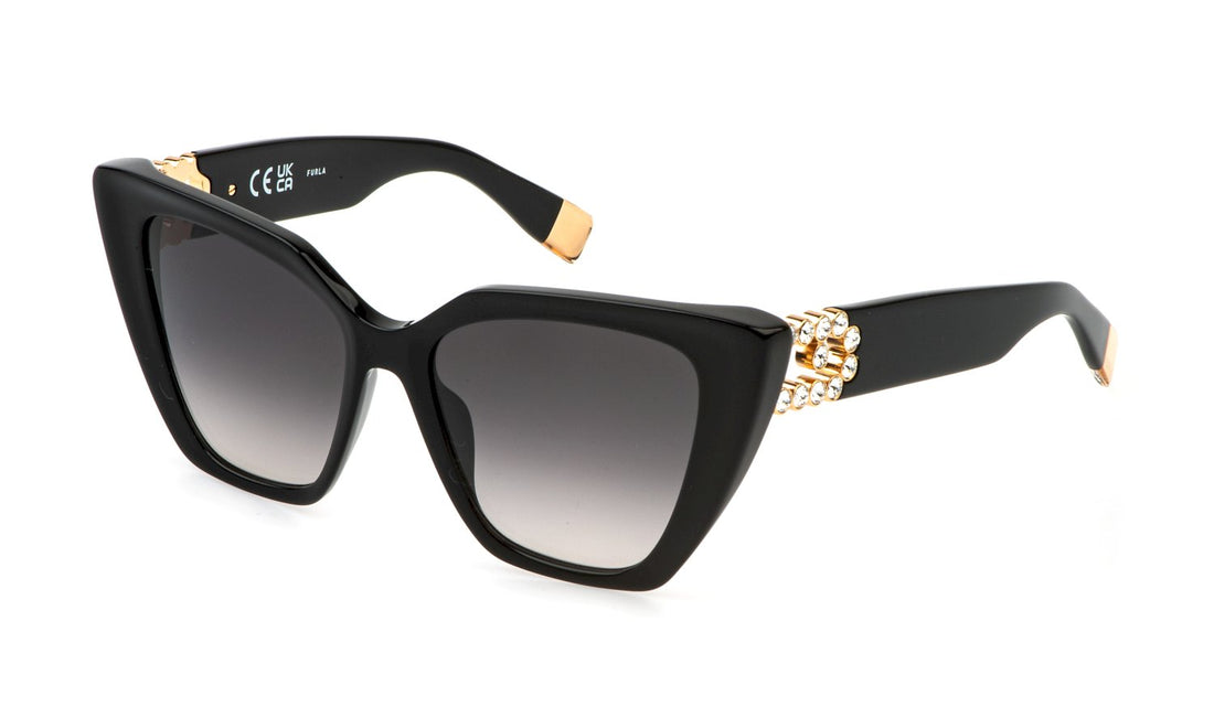 Zonnebrillen furla sfu879s 700s negro butterfly femenino maat 54mm - Hoofdaanzicht