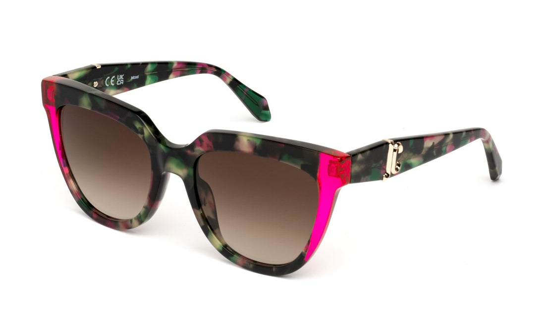 Occhiali da sole just cavalli sjc105v 0gez havana butterfly femenino taglia 55mm - Vista principale