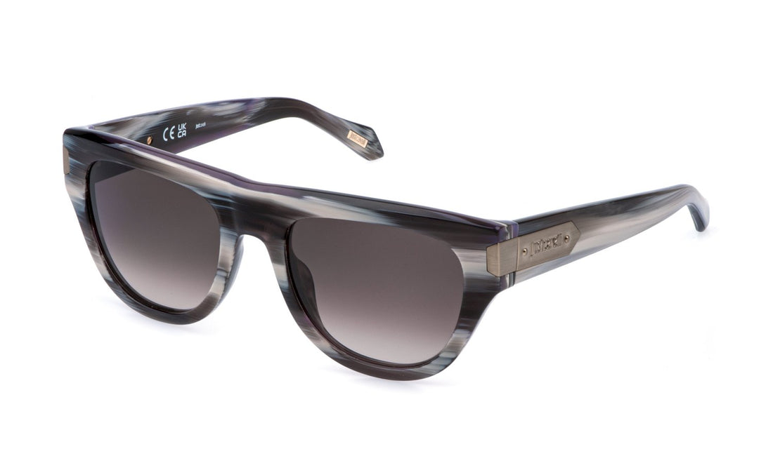 Occhiali da sole just cavalli sjc178 092n beige cat eye unisex taglia 54mm - Vista principale