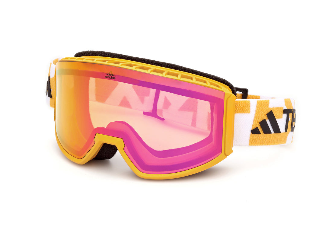Lunettes de soleil adidas sport sp0040 40z amarillo shield unisex taille 0mm - Vue principale