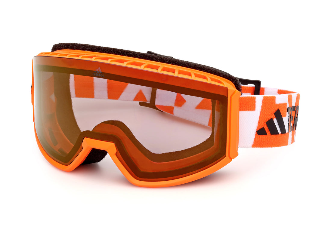 Lunettes de soleil adidas sport sp0040 43c naranja shield unisex taille 0mm - Vue principale