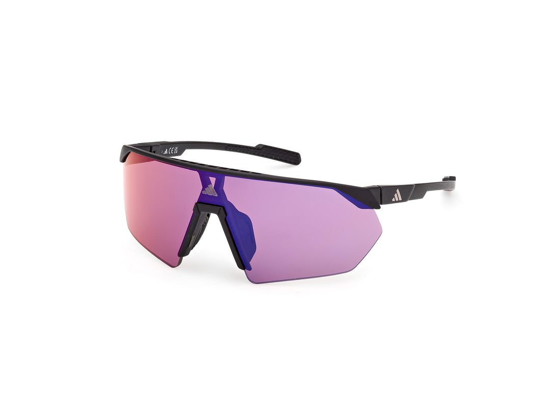 Zonnebrillen adidas sport sp0076 02z negro shield femenino maat 0mm - Hoofdaanzicht