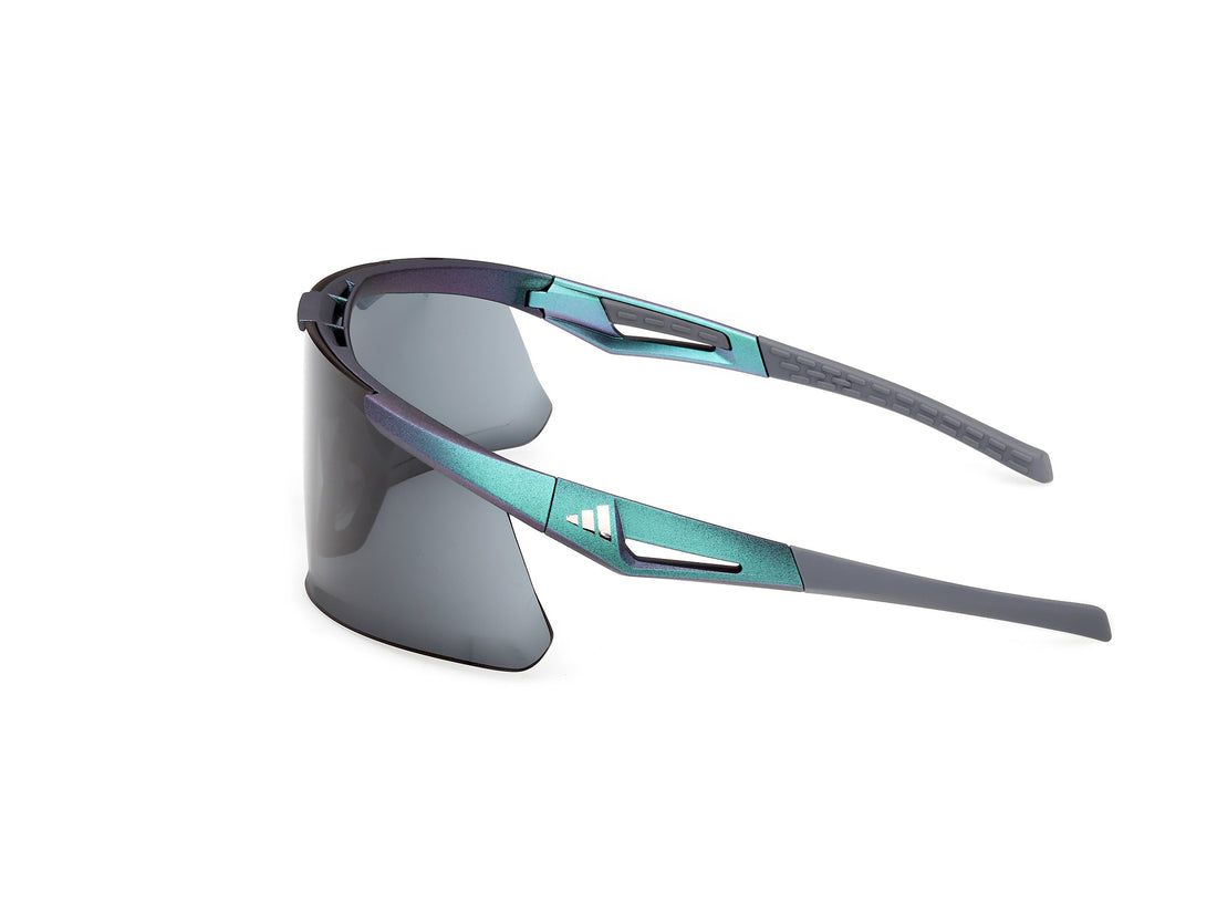 Occhiali da sole adidas sport sp0106 adidas dunamis evo 97a verde shield unisex taglia 0mm - Vista dettagliata