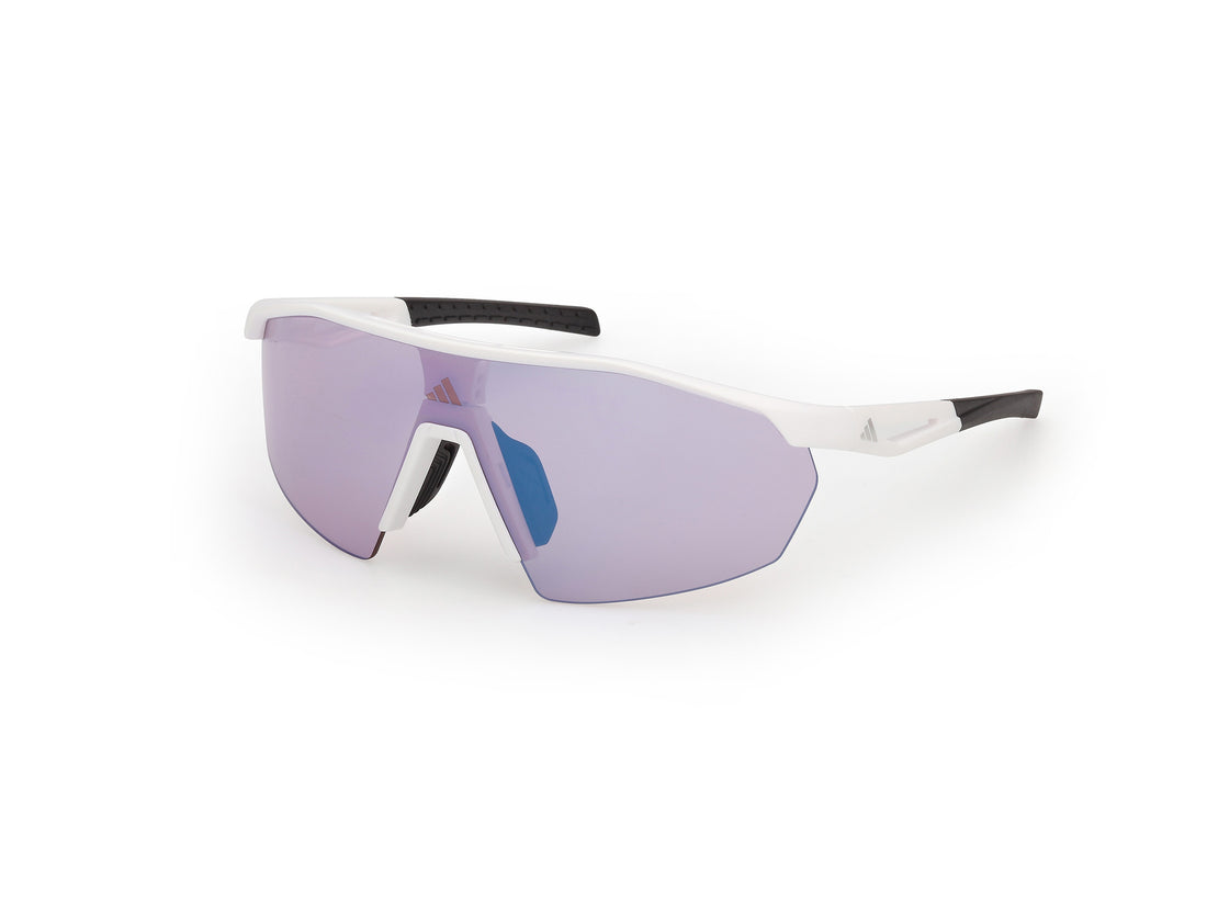Zonnebrillen adidas sport sp0116 21x blanco shield unisex maat 0mm - Hoofdaanzicht