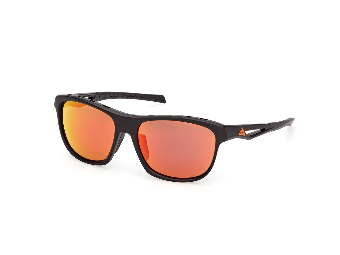 Zonnebrillen adidas sport sp0118 02l negro rectangular masculino maat 59mm - Hoofdaanzicht
