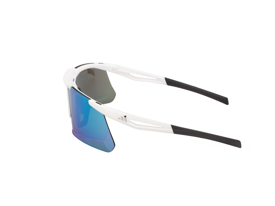 Occhiali da sole adidas sport sp0119 21q blanco shield masculino taglia 79mm - Vista dettagliata