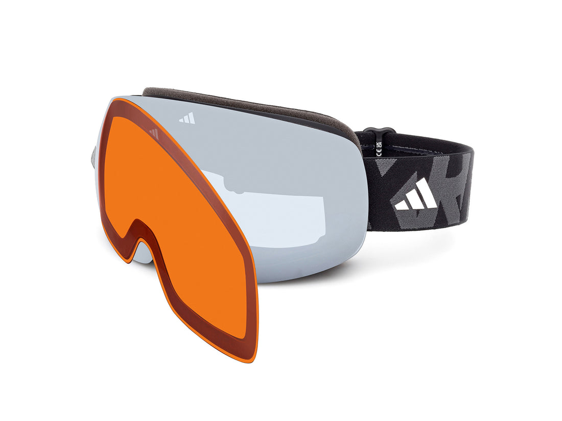 Lunettes de soleil adidas sport sp0120 02c negro shield unisex taille 0mm - Vue principale
