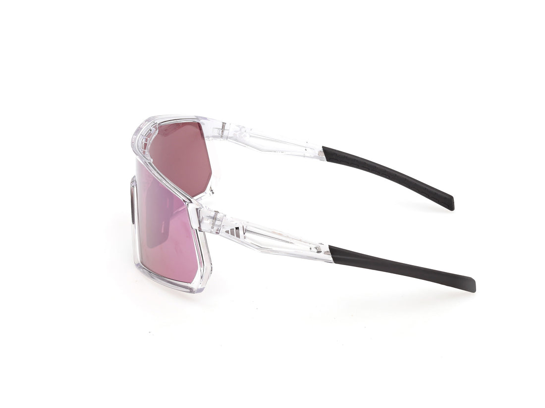 Occhiali da sole adidas sport sp0123 kentro 26z transparente shield masculino taglia 0mm - Vista dettagliata