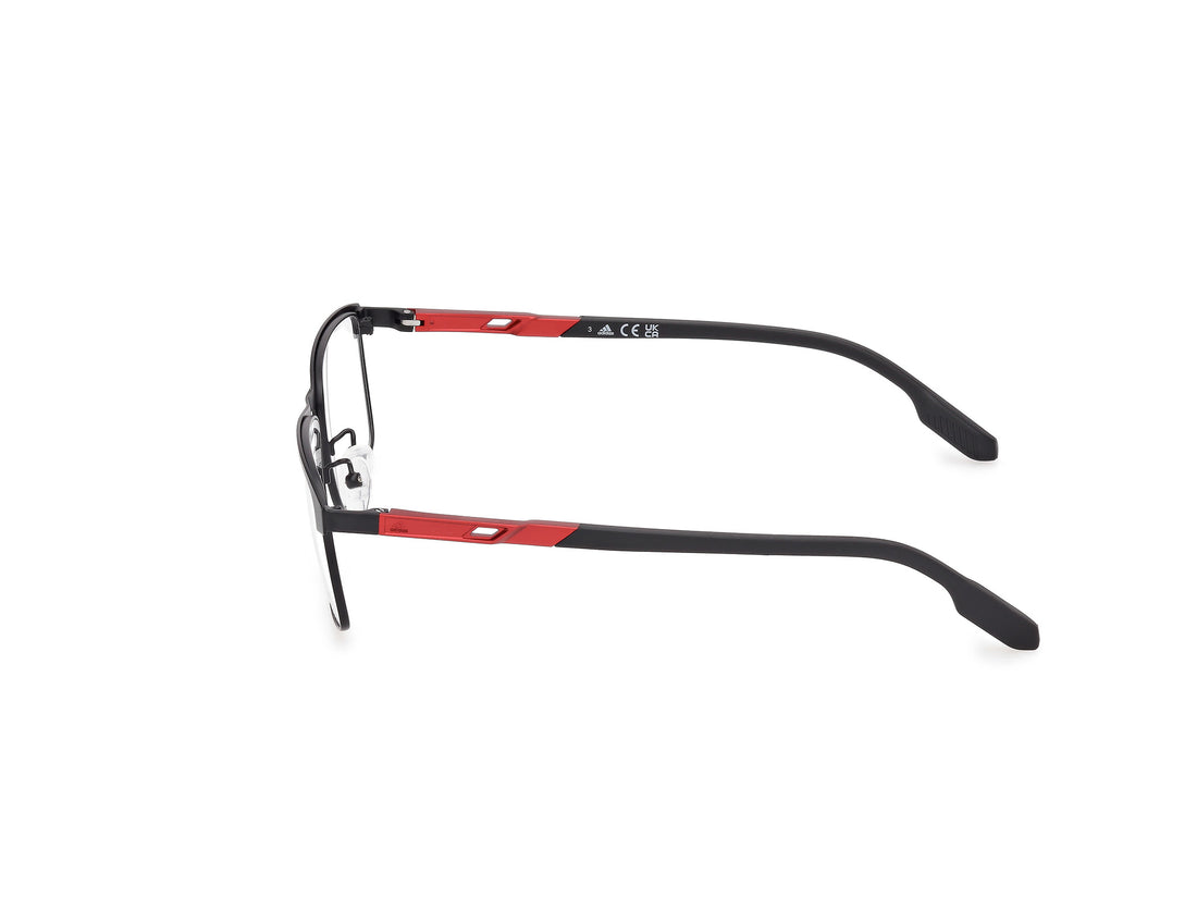 Prescription glasses adidas sport sp5084-h 02a rectangular masculino size 56mm - Detailed view