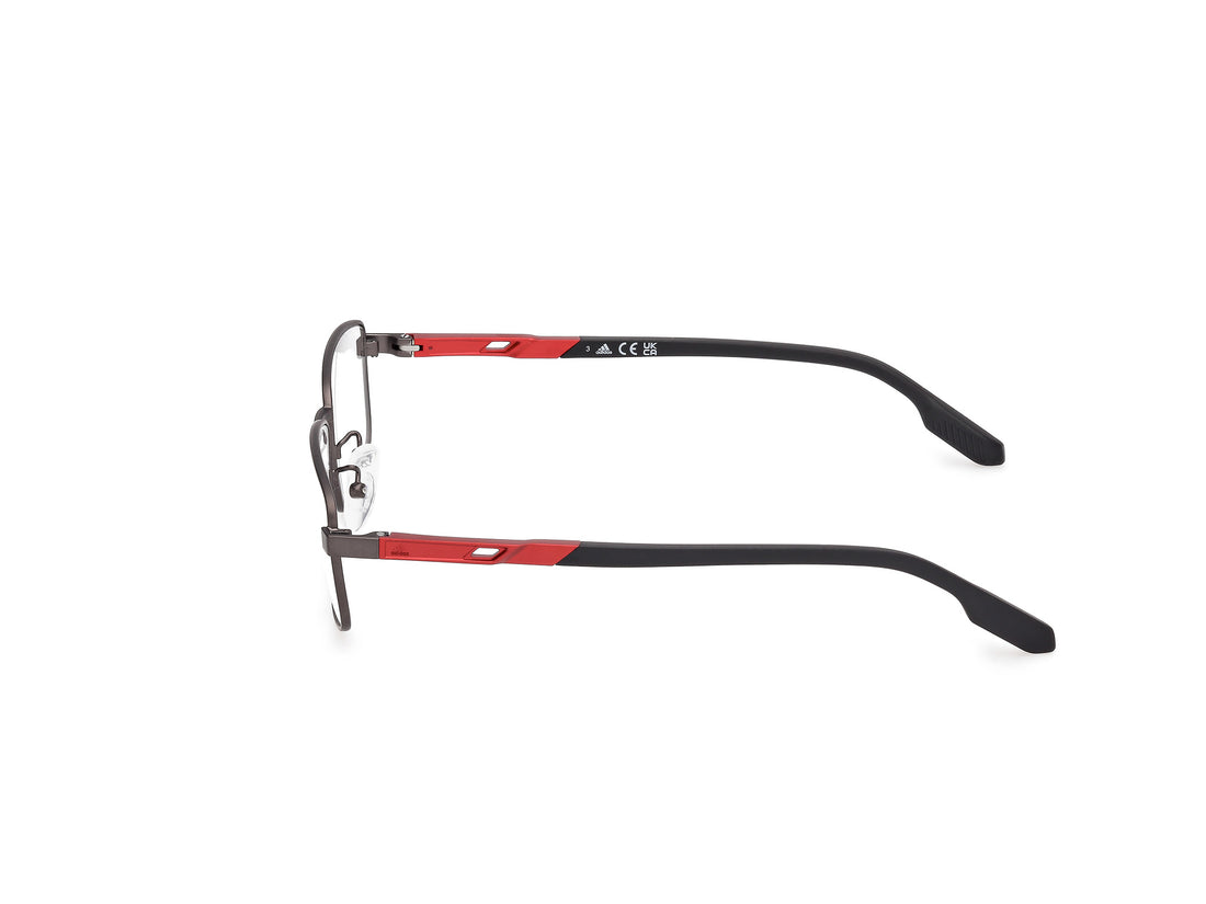 Prescription glasses adidas sport sp5085-h 09a rectangular masculino size 55mm - Detailed view