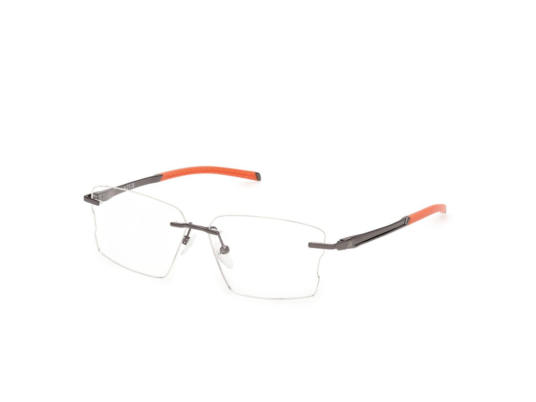 Prescription glasses adidas sport sp5112-h 008 plateado rectangular masculino size 57mm - Main view