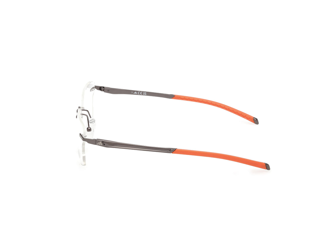 Prescription glasses adidas sport sp5112-h 008 plateado rectangular masculino size 57mm - Detailed view