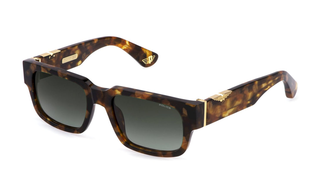 Occhiali da sole police splp24 0aer havana square masculino taglia 54mm - Vista principale