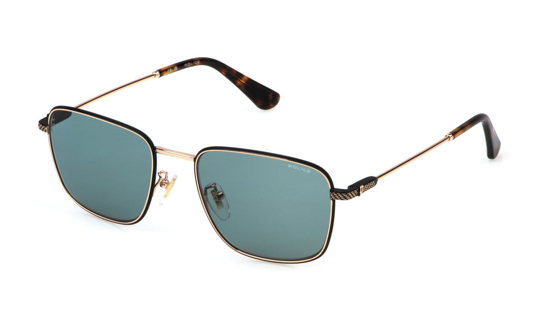Sunglasses police splp26 0300 dorado square masculino size 54mm - Main view