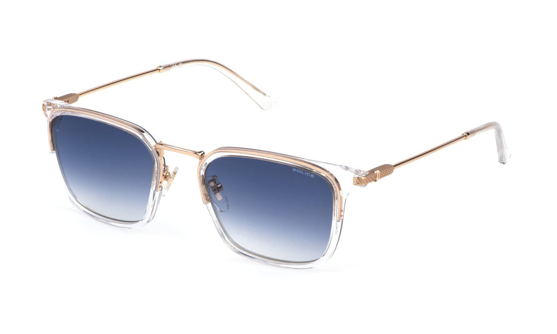 Sunglasses police splp27 300k dorado square masculino size 54mm - Main view