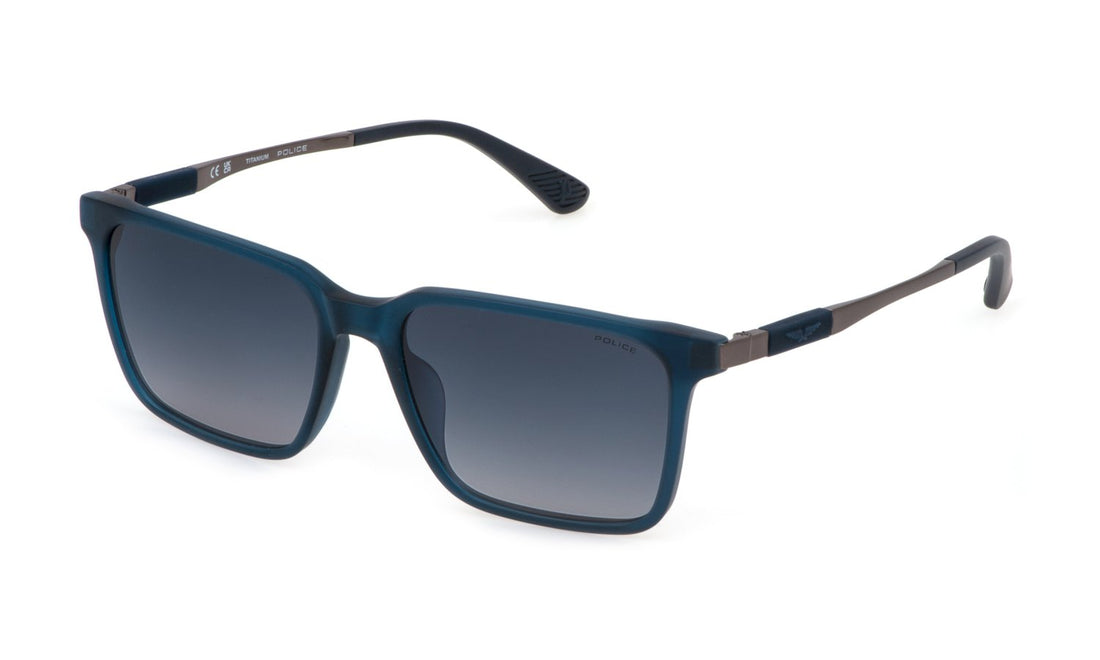 Occhiali da sole police splp31 03lm azul square masculino taglia 56mm - Vista principale