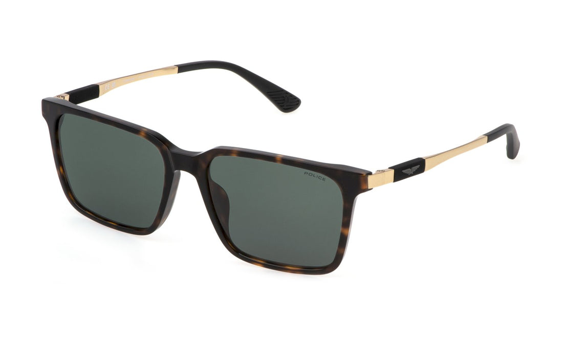 Occhiali da sole police splp31 0722 havana square masculino taglia 56mm - Vista principale