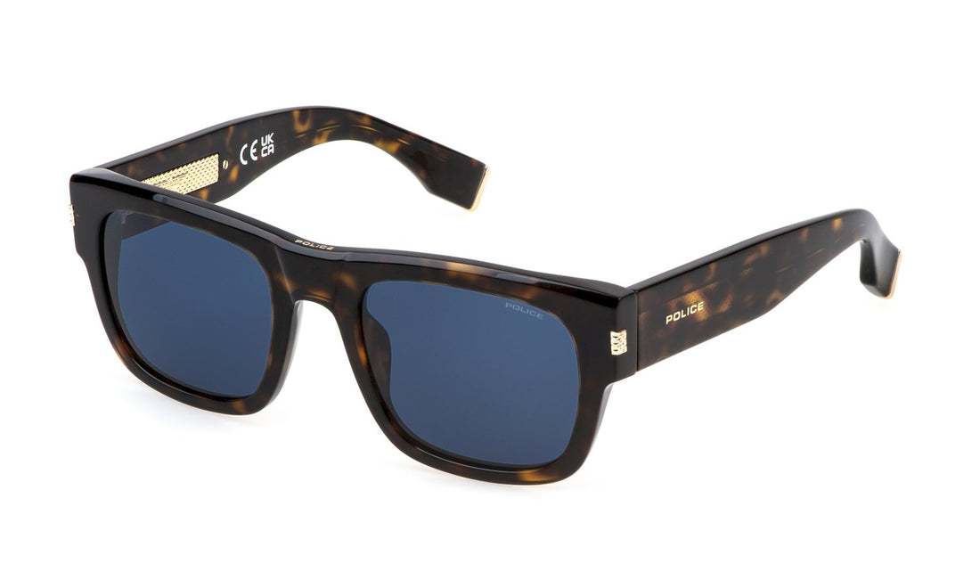 Occhiali da sole police splp33 0722 havana square masculino taglia 54mm - Vista principale