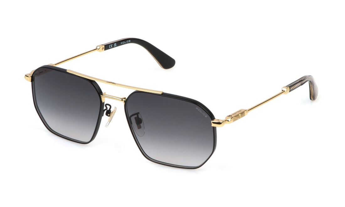 Occhiali da sole police splp34 0302 dorado geometric masculino taglia 58mm - Vista principale