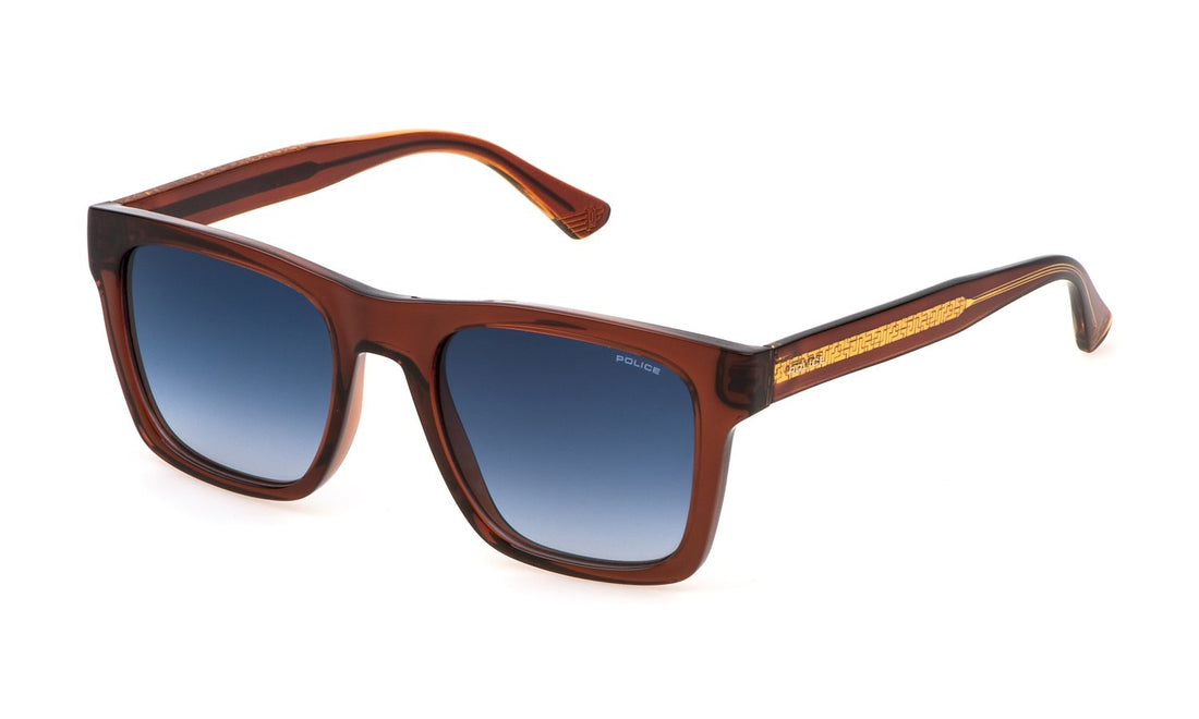Occhiali da sole police splp56 06pq marron masculino taglia 52mm - Vista principale