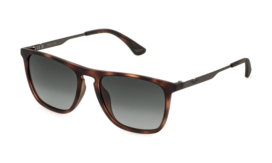 Óculos de sol police splq80e 828p azul square masculino tamanho 55mm - Vista principal