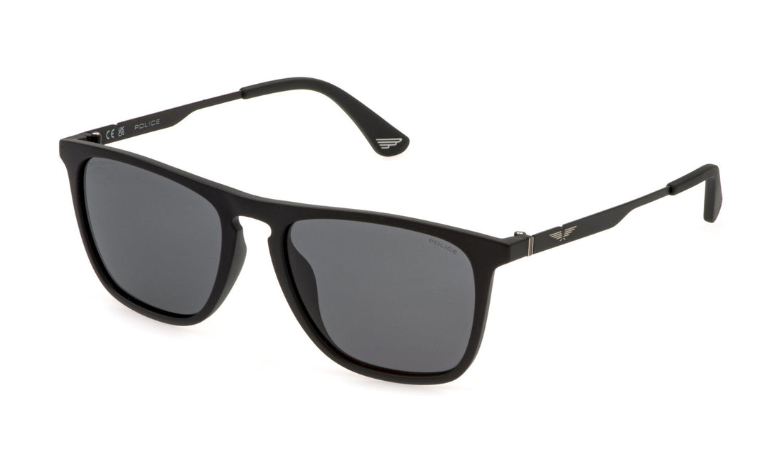 Óculos de sol police splq80e u28p negro square masculino tamanho 55mm - Vista principal