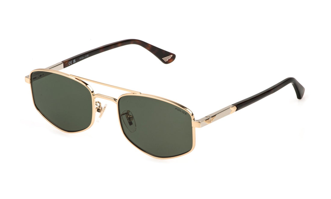 Occhiali da sole police splq84 0300 dorado geometric masculino taglia 55mm - Vista principale
