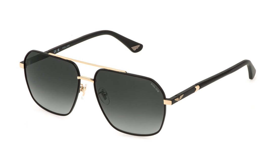 Occhiali da sole police splq85 0302 dorado geometric masculino taglia 58mm - Vista principale