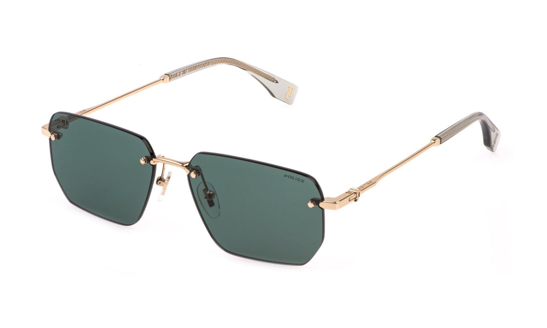 Occhiali da sole police splq89 0300 dorado geometric masculino taglia 57mm - Vista principale