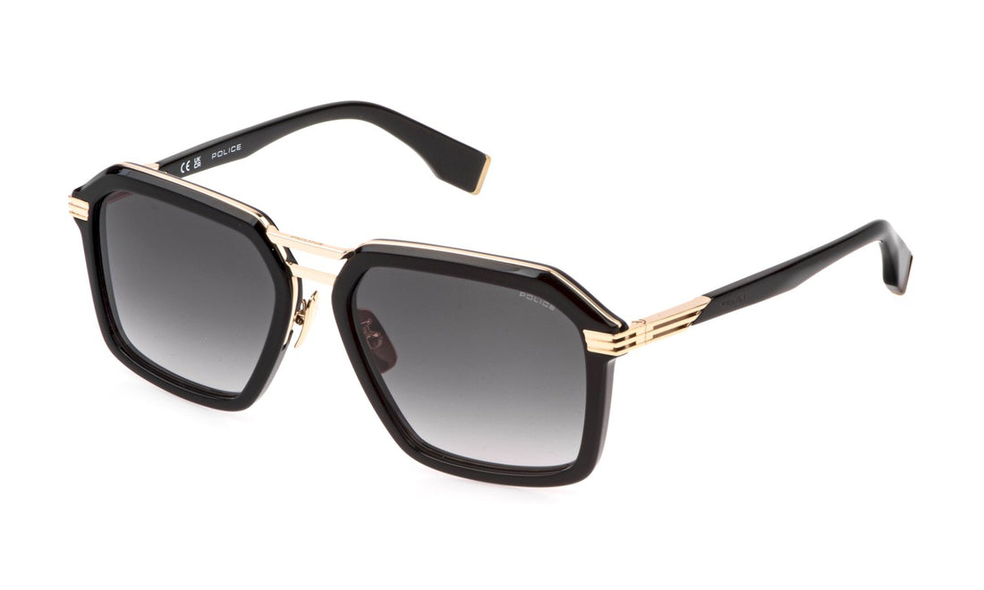 Occhiali da sole police splq92 0300 dorado geometric masculino taglia 58mm - Vista principale