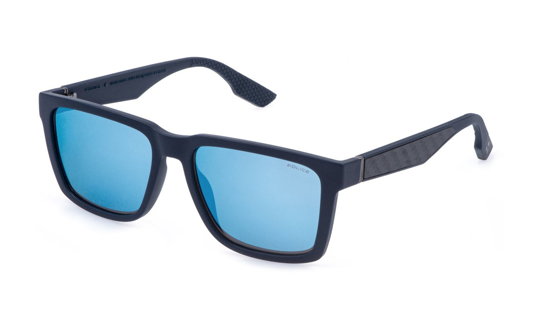 Occhiali da sole police splr49m r22b azul square masculino taglia 57mm - Vista principale
