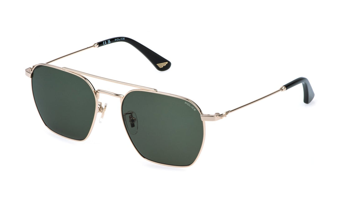 Occhiali da sole police splr72 300y dorado geometric masculino taglia 56mm - Vista principale