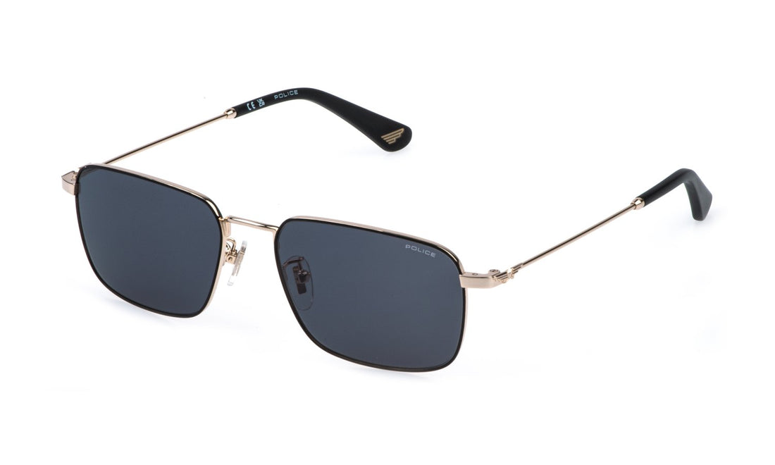 Occhiali da sole police splr73 0302 dorado geometric masculino taglia 56mm - Vista principale