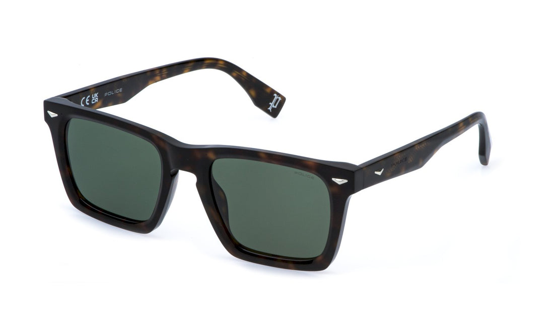 Occhiali da sole police splr79 02bl havana square masculino taglia 53mm - Vista principale