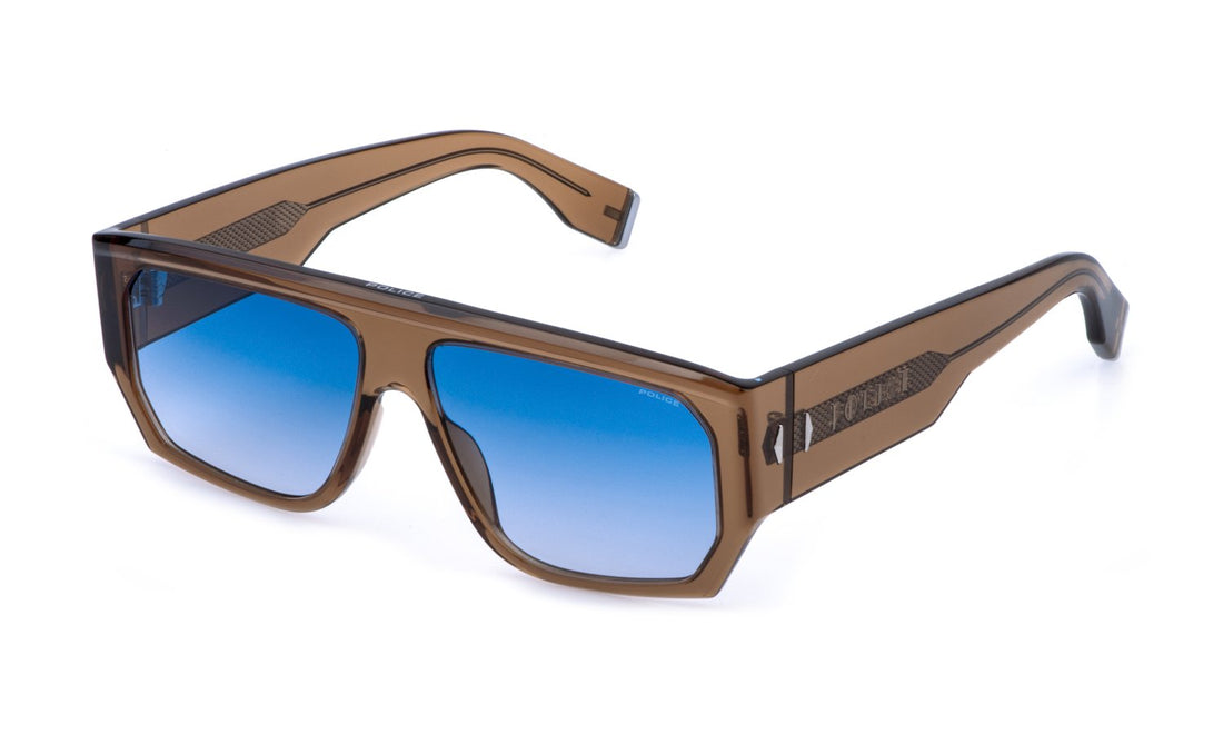 Sonnenbrillen police splr81e 06a6 marron square masculino größe 59mm - Hauptansicht