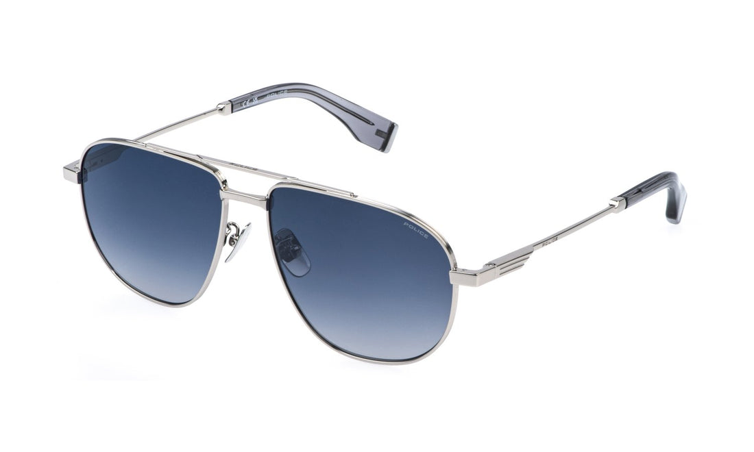 Occhiali da sole police splr83 579x plateado pilot masculino taglia 60mm - Vista principale