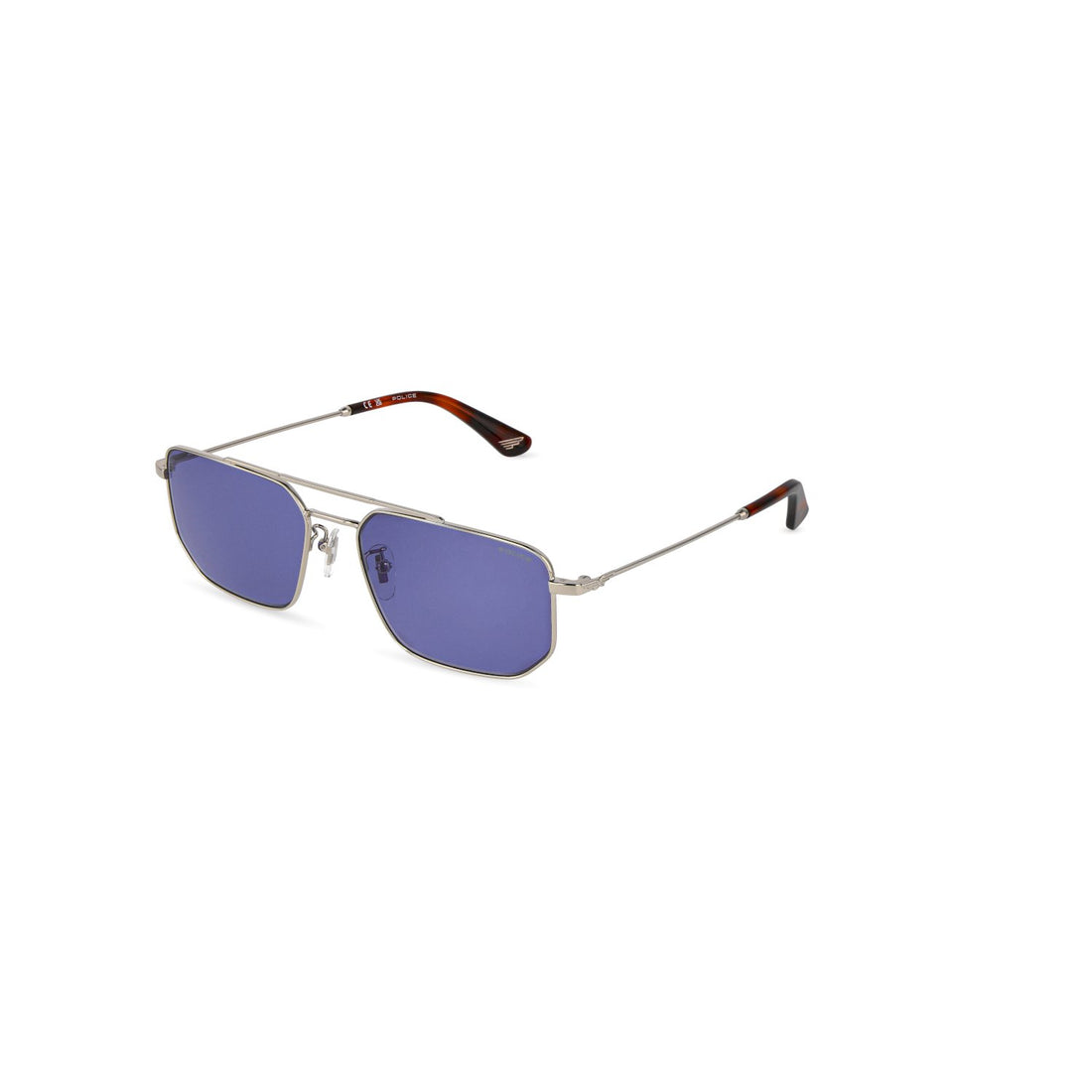 Occhiali da sole police splu66 0579 plateado geometric masculino taglia 58mm - Vista principale