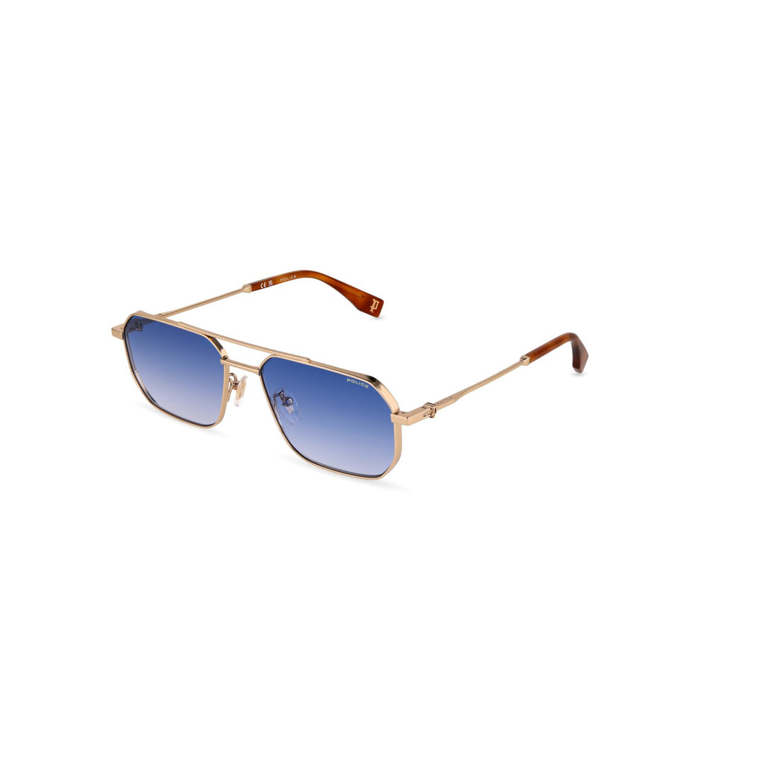 Occhiali da sole police splu74 300y dorado geometric masculino taglia 58mm - Vista principale