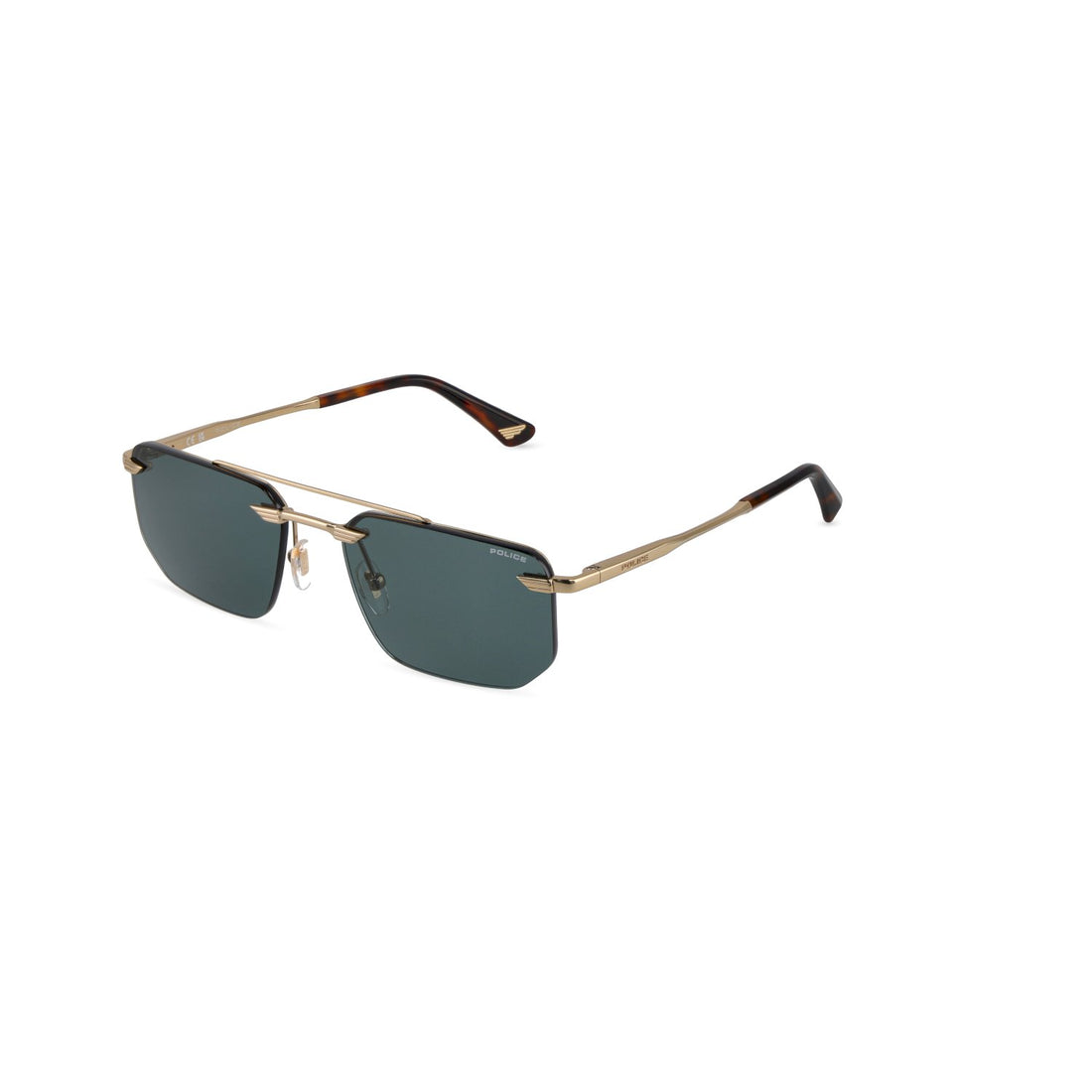Occhiali da sole police splu76 0300 dorado geometric masculino taglia 57mm - Vista principale