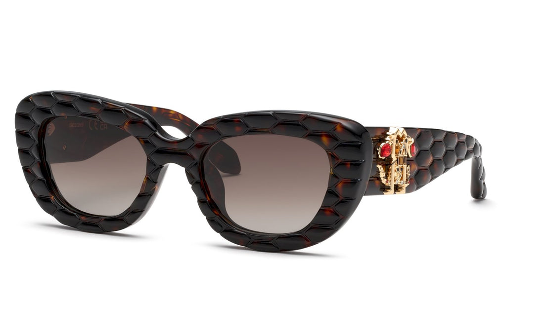 Occhiali da sole roberto cavalli src058s 0743 havana geometric femenino taglia 54mm - Vista principale