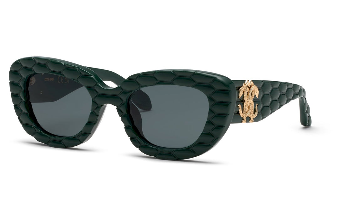 Sunglasses roberto cavalli src058m 0d80 verde geometric femenino size 54mm - Main view