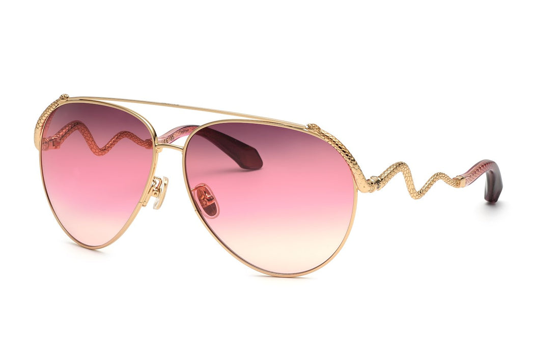 Occhiali da sole roberto cavalli src090m 0300 dorado aviator femenino taglia 65mm - Vista dettagliata
